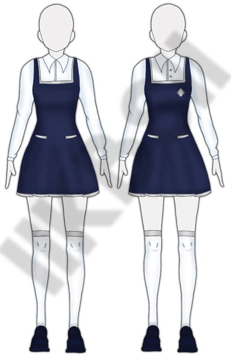 [YS~Digital Art] Yandere Simulator Uniform Concept by iikbsii on DeviantArt