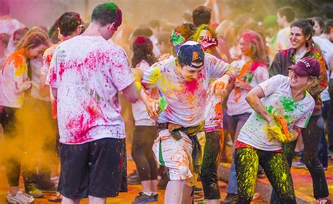 Colgate stages celebration of Holi, the Hindu festival of colors | Colgate University