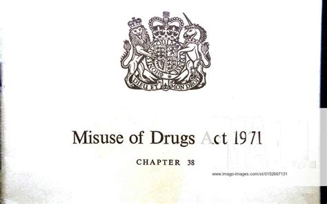 The 1971 Misuse of Drugs Act. The Misuse of Drugs Act 1971 is an Act of the Parliament of the