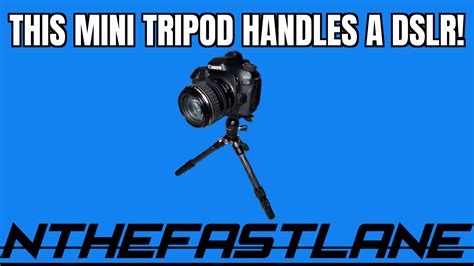 Portable Mini Carbon Fiber Camera Tripod | Nthefastlane