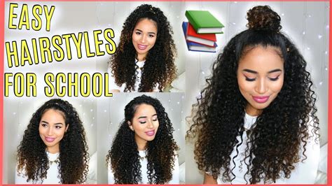 Curly Hairstyles For School - Wavy Haircut