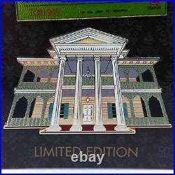 Disneyland Haunted Mansion 50th Anniversary E Ticket & Facade Exterior Pin Set | Anniversary ...