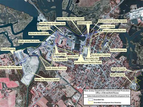 NJDEP SRP - Brownfields: Salem City-Industrial Gateway BDA Map