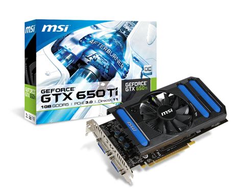 Specification N650Ti-1GD5/OC | MSI Global - The Leading Brand in High ...