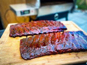 No Wrap Smoked Pork Ribs on the Rec Tec 700 Pellet Smoker - Seared and ...