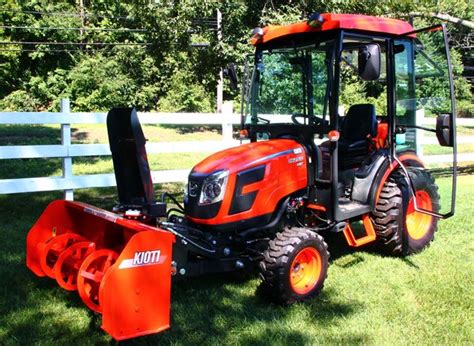 2016 Kioti CK2510 Cab and Snowblower Review