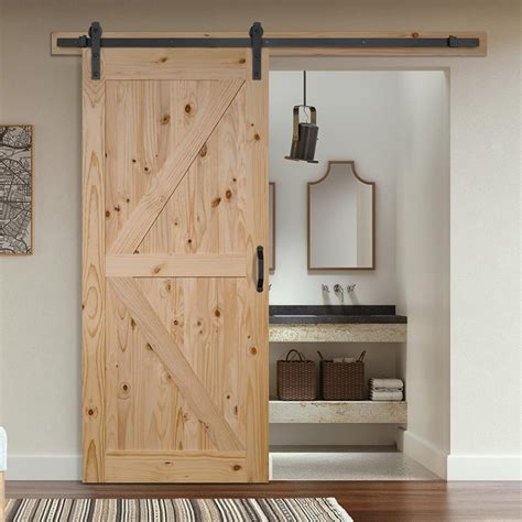 How To Install A Barn Door Without a Header - Iekel Road Home