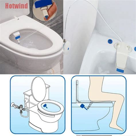 HW Bathroom Bidet Toilet Fresh Water Spray Clean Seat Non-Electric ...