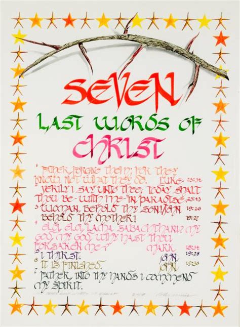 Seven Last Words Of Christ by John Morris