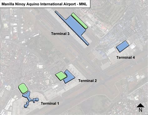 Manilla Ninoy Aquino Airport MNL Terminal 2 Map