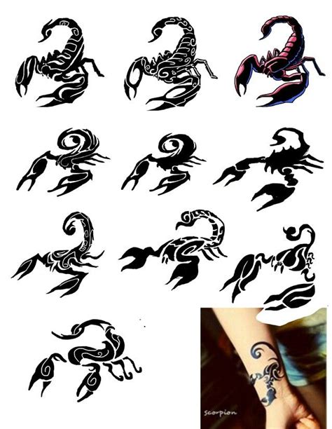 38+ Unique Tribal Scorpion Tattoo Designs - ParaschosEia