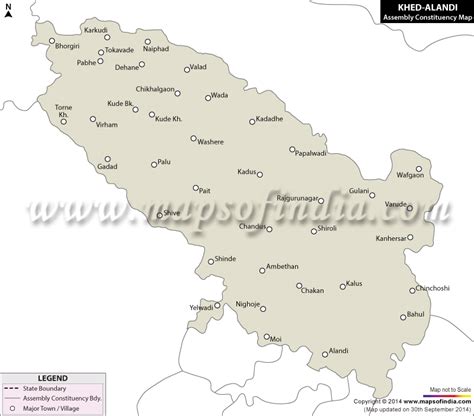 Khed Alandi Assembly (Vidhan Sabha) Election Result 2024 and Constituency Map