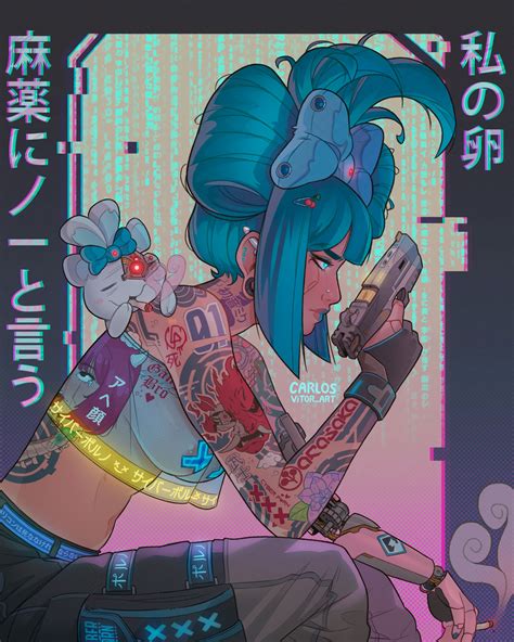 Hatsune Cyberpunk finalmente by CarlosVitorArt on DeviantArt