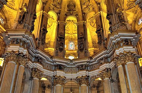 Interior of Málaga Cathedral in Málaga, Spain - Encircle Photos