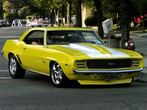 Yellow 1969 Camaro | Chevy muscle cars, Old muscle cars, Camaro