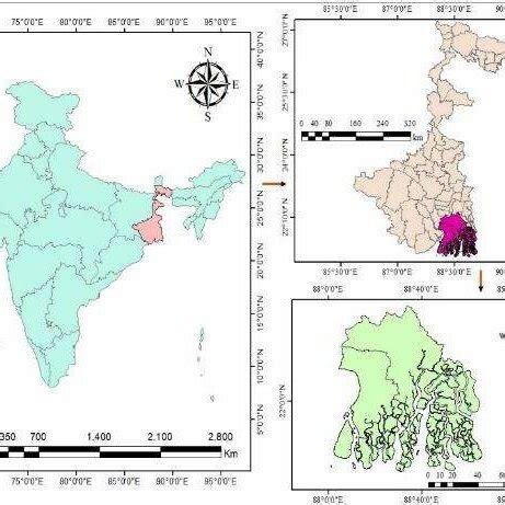 -DEM map of the District: South 24 Parganas (2014). | Download Scientific Diagram