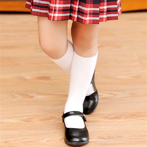 Knee High Socks Kids Boys Girls Long Tube Socks for School Uniform ...