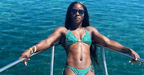 Shericka Jackson Flaunts Toned Body During Vacation - See Photos - YARDHYPE