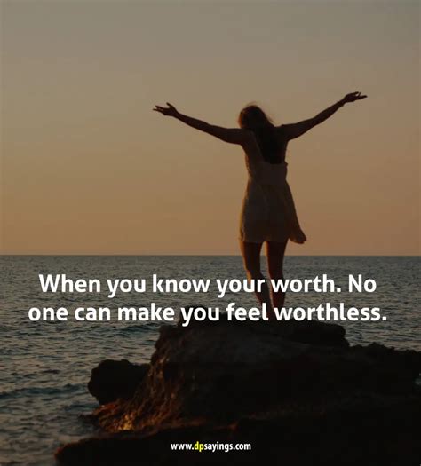 60 Know Your Self Worth Quotes Right Now - DP Sayings