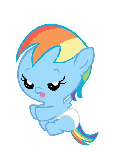 Baby Rainbow Dash by Bronyboy on DeviantArt