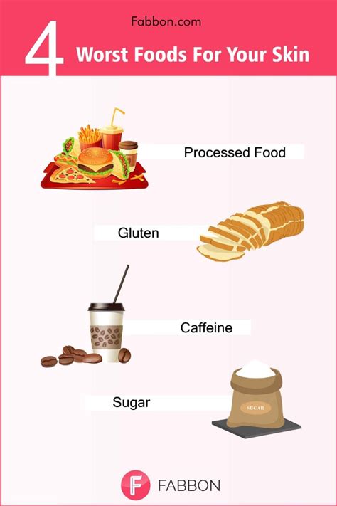 Check out the Top 4 foods you need to avoid to maintain healthy skin ...