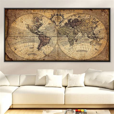 Old World Map | Canvas Castle