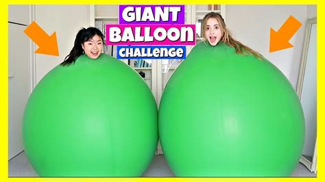 Giant Balloon Challenge (ft Krist Soup) | Giant balloons, Challenges, Balloons