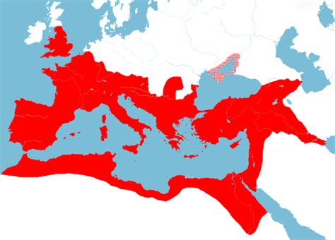 Map Of Roman Empire At Its Height - California southern Map