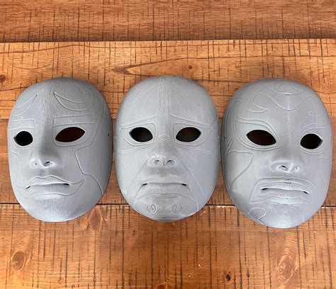 STL file 3 Ninjas Masks Rocky, Colt and Tum Tum・3D printable model to ...