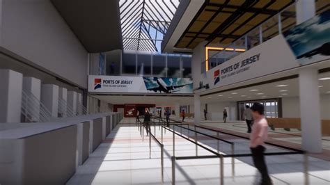 Walk through videos of new Jersey Airport released | ITV News Channel