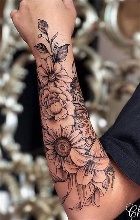 20 Beautiful flower tattoo design for woman to be more confident and unique! - Cozy Living ...