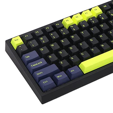 PBT Keycaps 60 Percent Custom Night Runner with 166 Keys Ergonomic ...