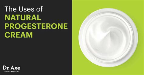 Natural Progesterone Cream: Boost Fertility - Dr. Axe