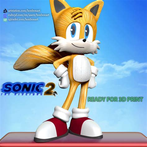 CO3D - Tails- Sonic the Hedgehog 2 Fanart