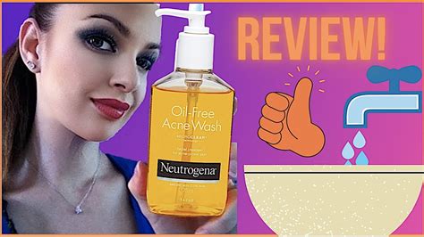 NEUTROGENA OIL-FREE ACNE FACIAL WASH REVIEW! #NEUTROGENA # ...