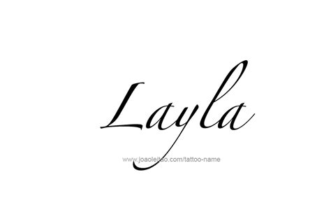 Layla Name Tattoo Designs | Name tattoos, Layla name, Name tattoo designs