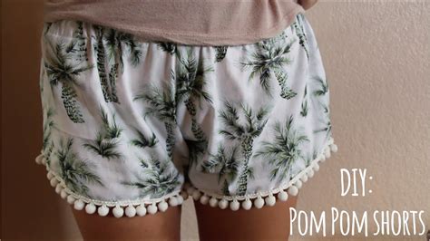 DIY | Pom Pom shorts - YouTube