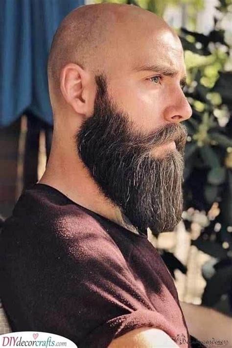 Trendy and Masculine - Beard Style for Bald Men | Bald head with beard ...