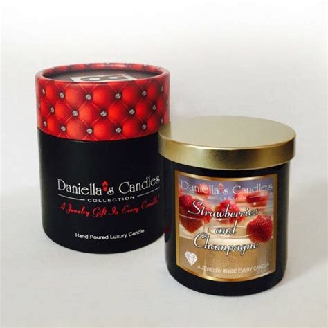 Daniella's Candles Holiday Collection Strawberries And Champagne Phthalate Free Fragrance ...