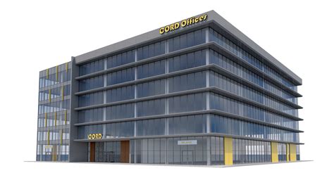 Commercial Building-010 Office Building 3D model | CGTrader