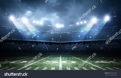 American Football Stadium Stock Illustration 358324187 | Shutterstock