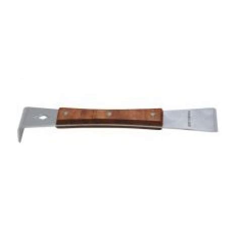 8 Inch Stainless Steel Hive Tool Scraper With Wooden Handle
