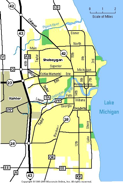 Map Of Sheboygan Wisconsin | My blog