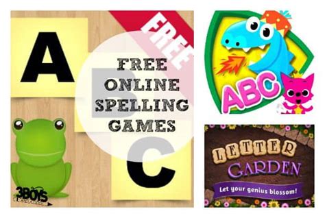 Over 15 Free Spelling Games - 3 Boys and a Dog