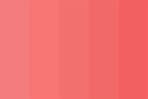 Light to Dark Coral Color Palette