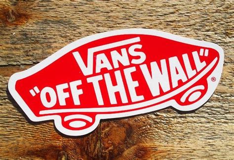 Vintage 80s Vans Off The Wall Lg 5 Skateboard Sticker