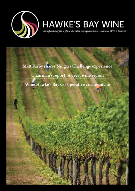 Hawke's Bay Wine Magazine Summer 2015 by Hawke's Bay Wine - Issuu