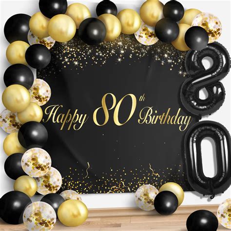 50+ fabulous 80th birthday decorations for woman to celebrate in style