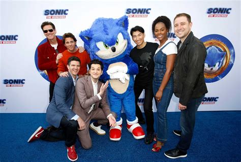 Jim Carrey, James Marsden and the Cast Step Out For Sonic the Hedgehog Press Conference - The ...