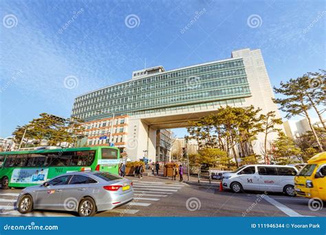 Facade Building of Hongdae (Hongik University) Editorial Stock Image ...